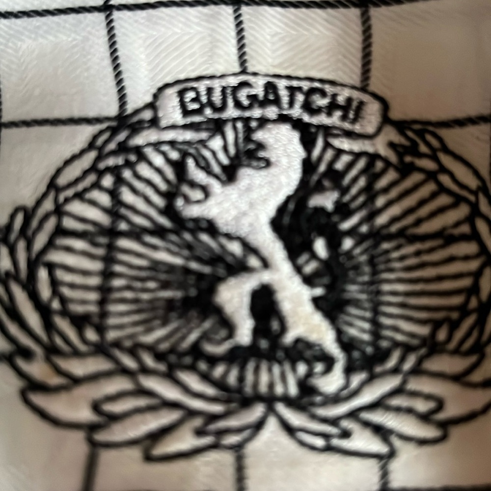 Handsome Bugatti Window Pane Button Down Shirt - image 1